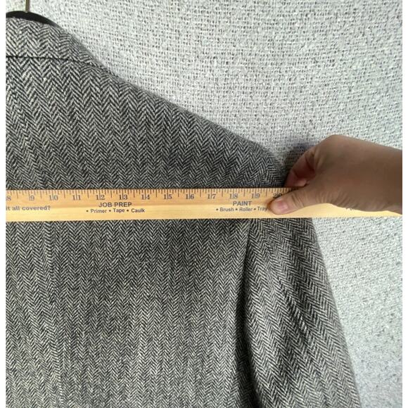 Harris Tweed Jacket Blazer Mens 43R Jos A Bank Quiet Luxury Old Money Heritage - Picture 15 of 16